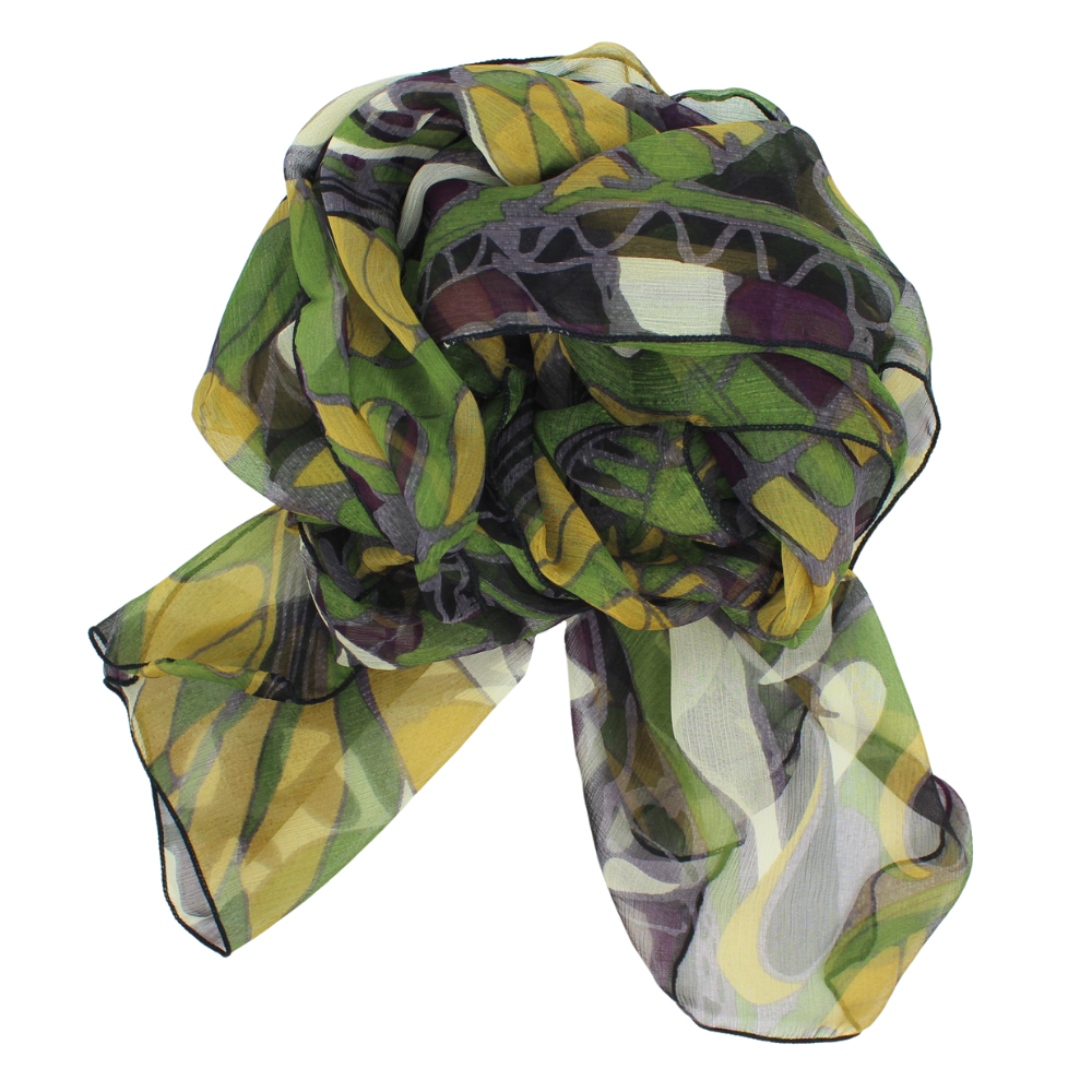 Silk Chiffon Scarf