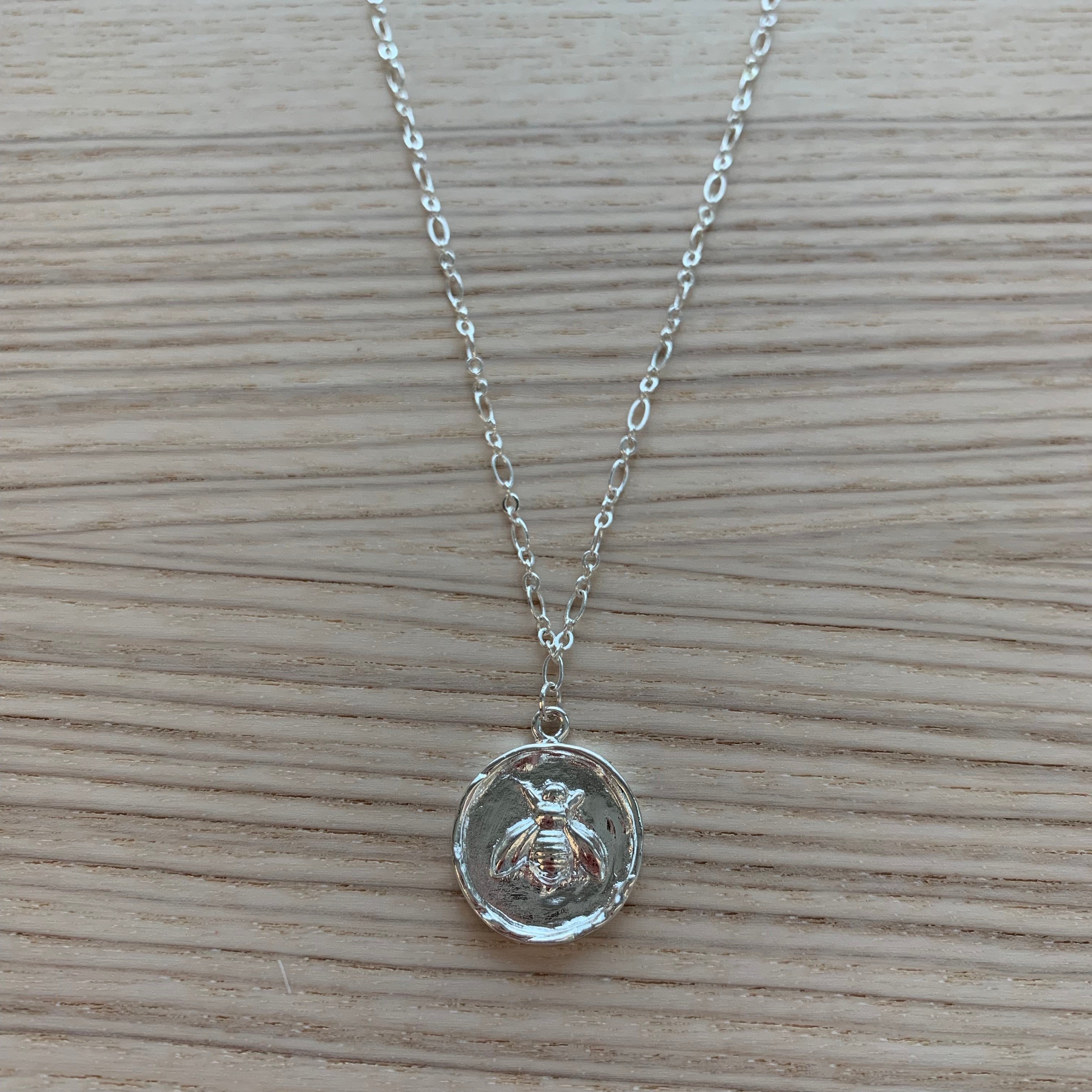 Silver Short Pendant Necklace