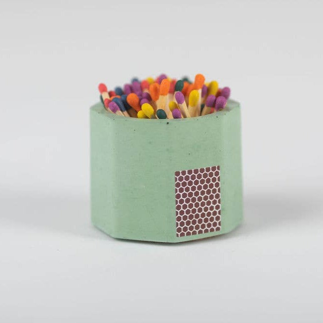 Concrete Match Holder + Matches