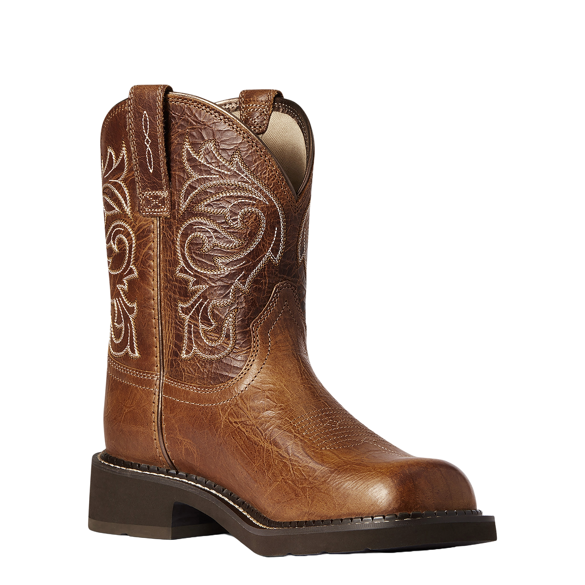 Ariat Ladies Fatbaby Heritage Mazy Cracked Cottage Western Boots 10038378