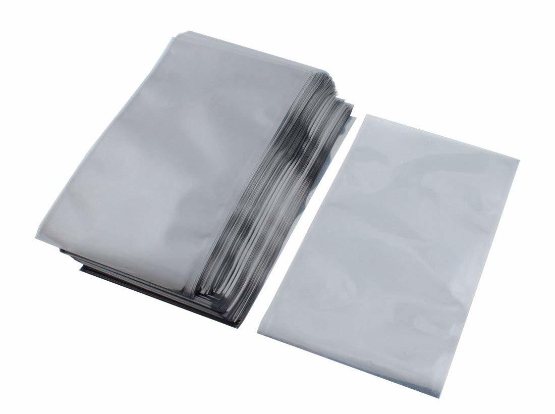 Pack of 500 Static Shielding Bags 12 x 16. Grey Electrostatic Bags 12x16. Open Ended Heat Sealable Bags. Transparent Material. Great for Electronical Sensitive Components.