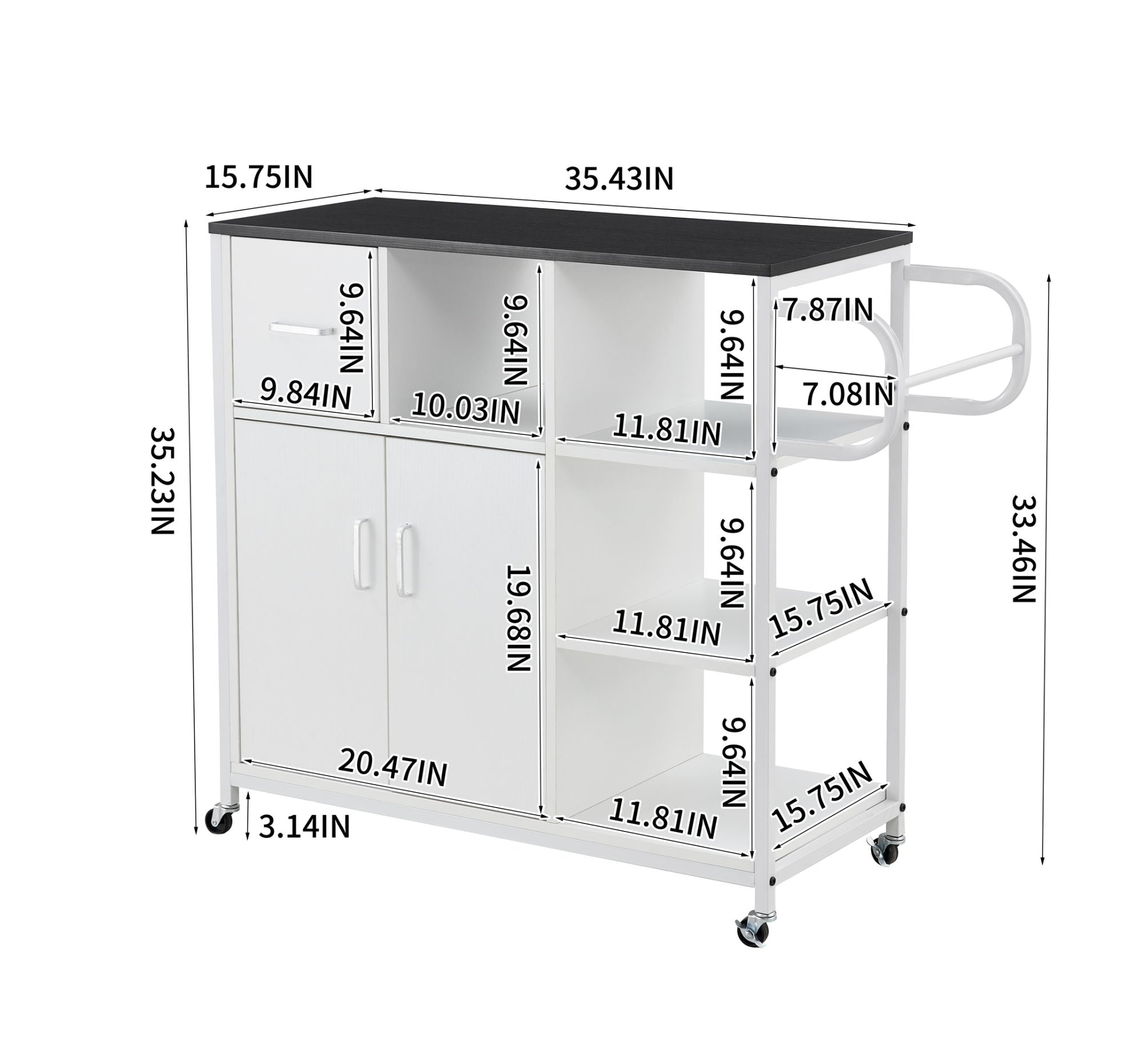 storage cabinet;  move with roller