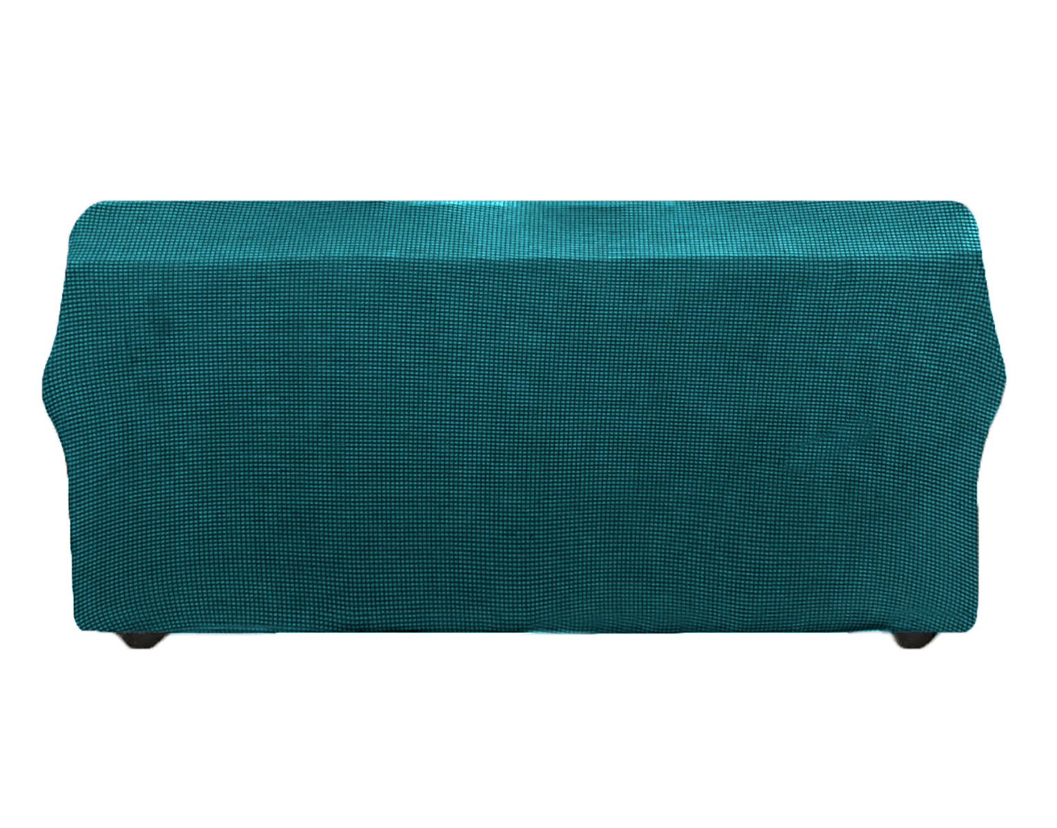 Teal Blue 2-Piece Set Slipcover Sofa & Loveseat Cover Protector 4-Way Stretch Elastic