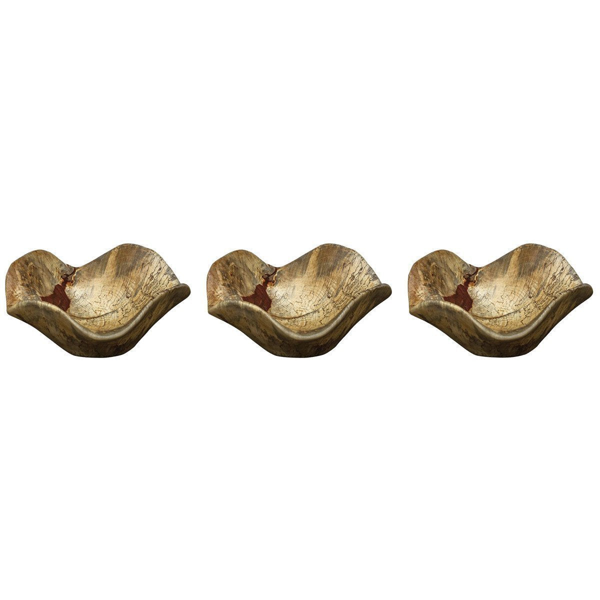  Uttermost Tamarine Wood Wall Art, 3-Piece Set 