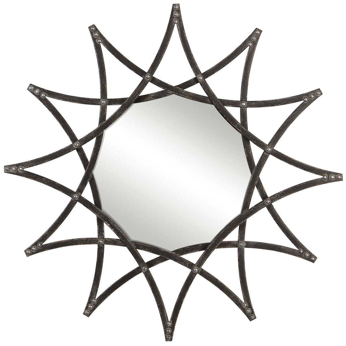  Uttermost Solaris Iron Star Mirror 