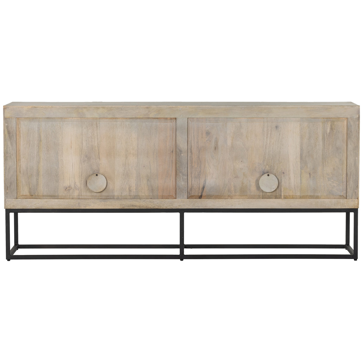 Four Hands Aiden Kelby Sideboard - Light Wash Carved Mango