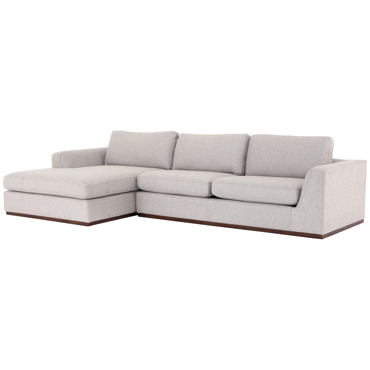  Four Hands Centrale Colt 2-Piece Sectional - Aldred Silver 