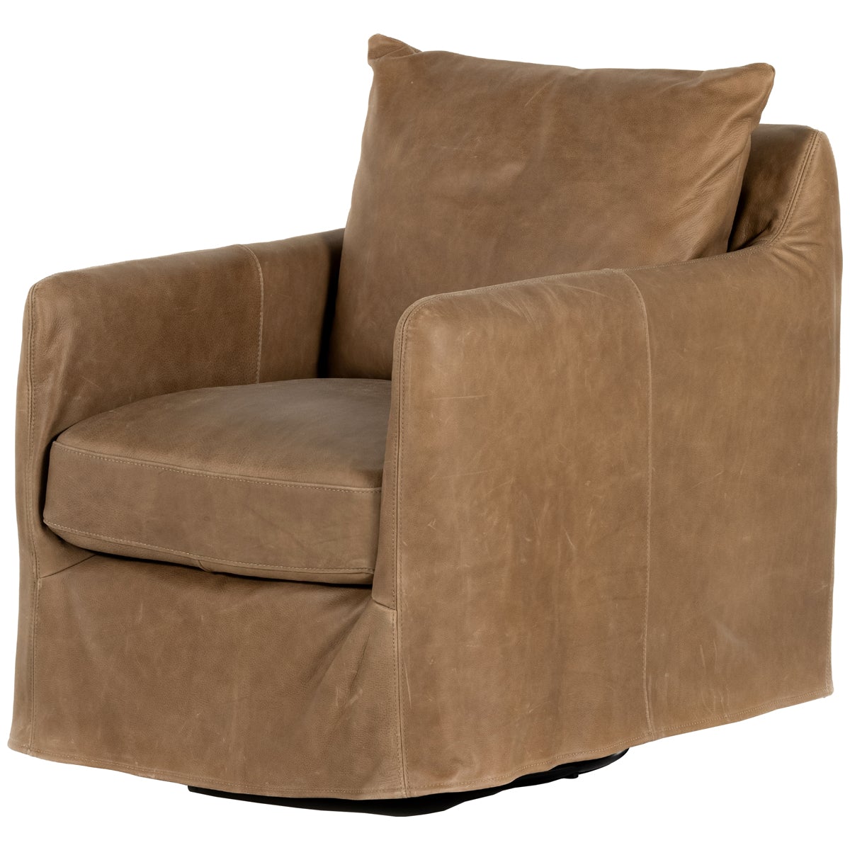  Four Hands Easton Banks Swivel Chair 