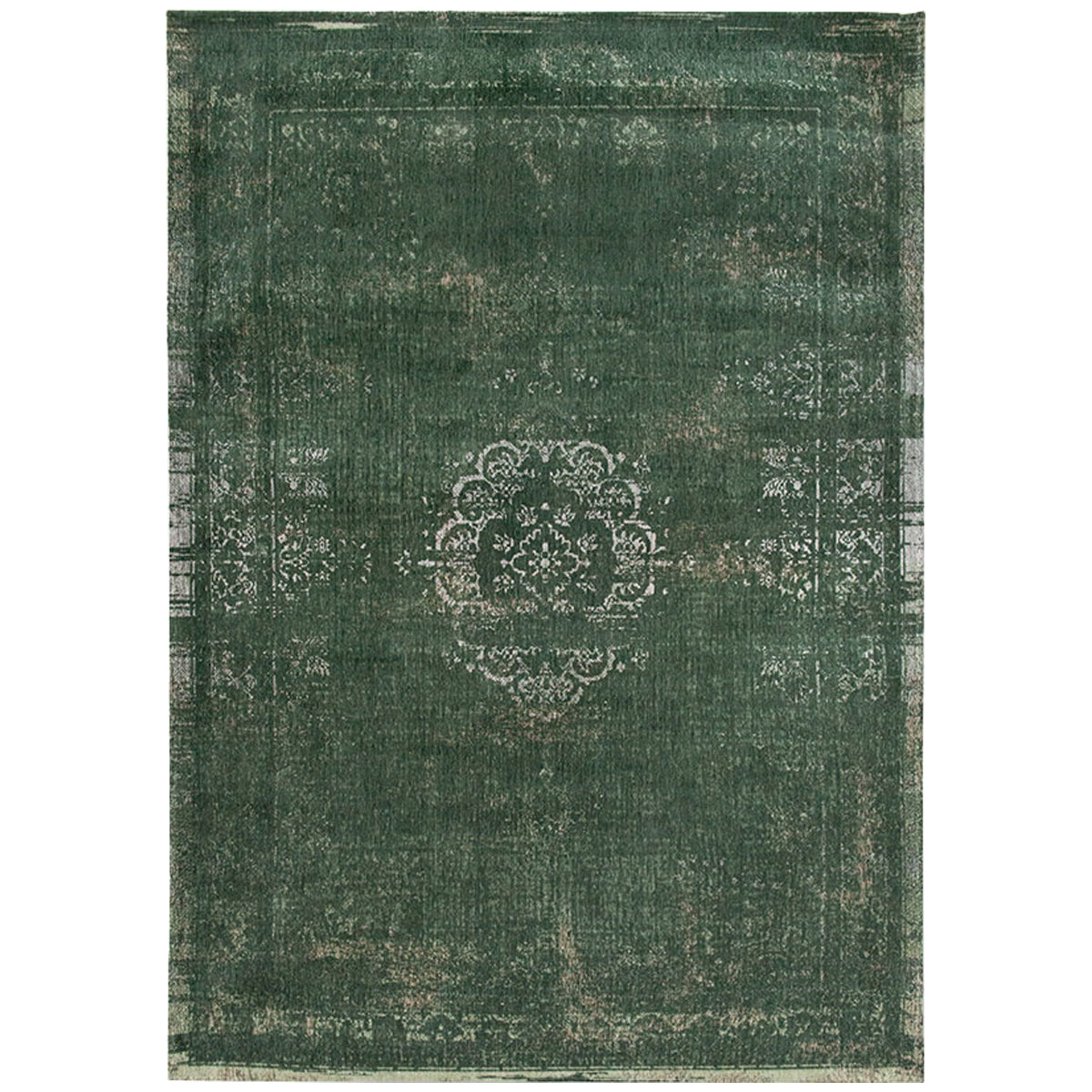  Louis de Poortere Fading World Medallion 9146 Majestic Forest Rug 