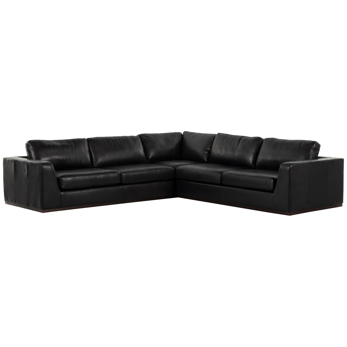  Four Hands Centrale Colt 3-Piece Heirloom Black Sectional 