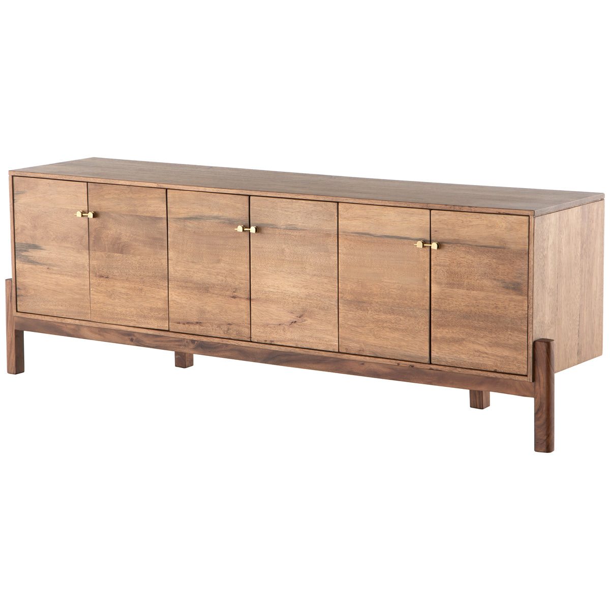  Four Hands Merritt Reza Media Console - Smoked Honey 