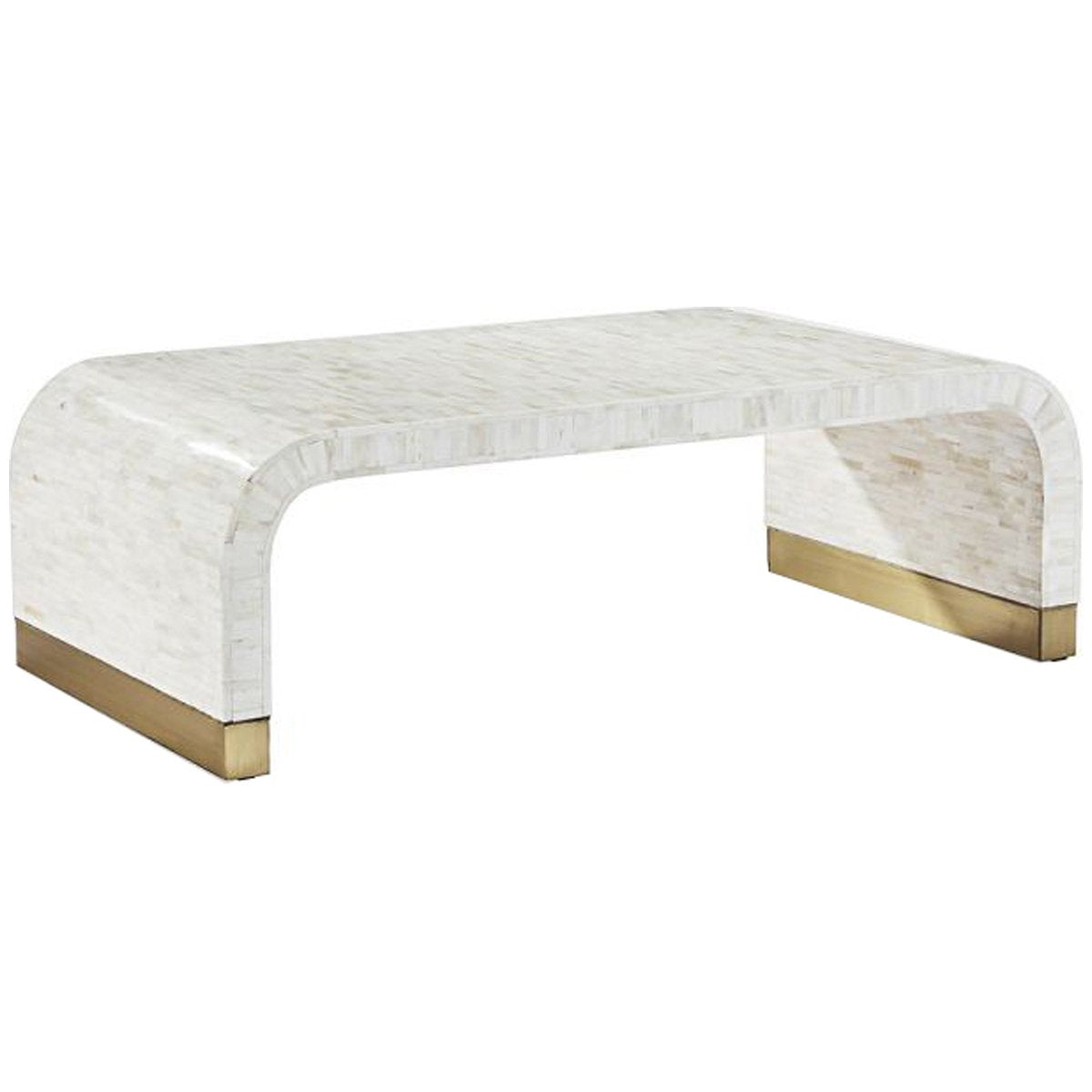  Interlude Home Beacon Cocktail Table - Cream 