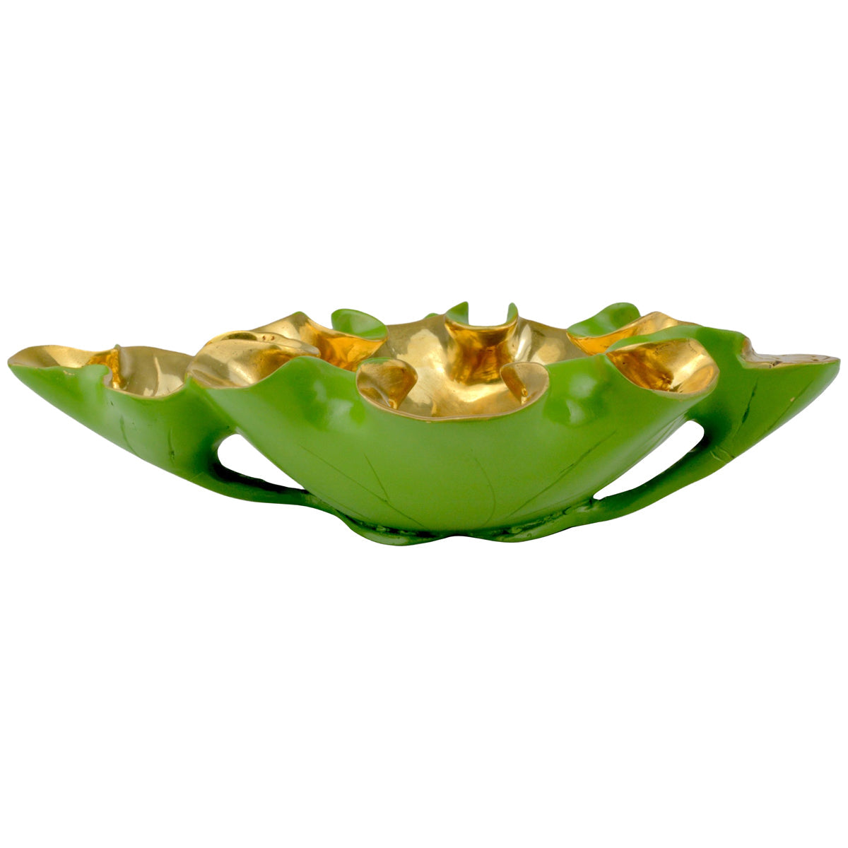  Currey and Company Wrapped Lotus Leaf Bowl 