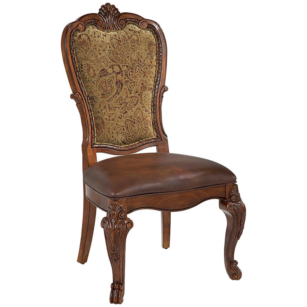  A.R.T. Furniture Old World Upholstered Back Side Chair, Set of 2 