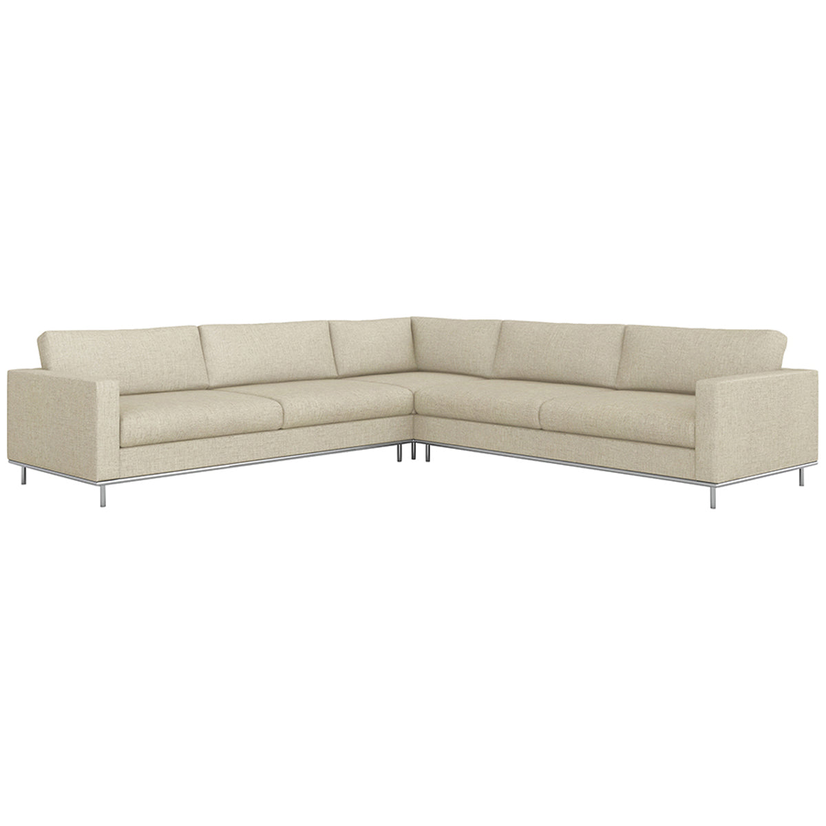  Interlude Home Valencia 3-Piece Sectional - Bluff 