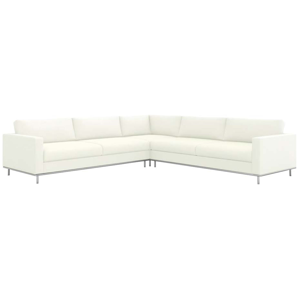  Interlude Home Valencia 3-Piece Sectional - Shell 