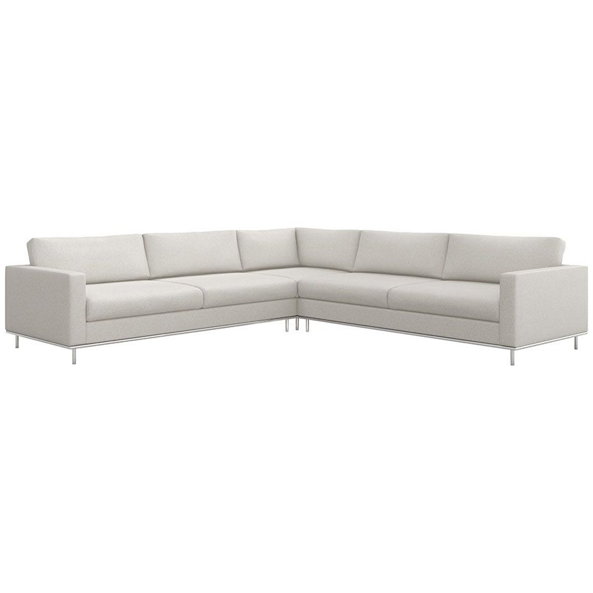  Interlude Home Valencia Sectional - Shearling 