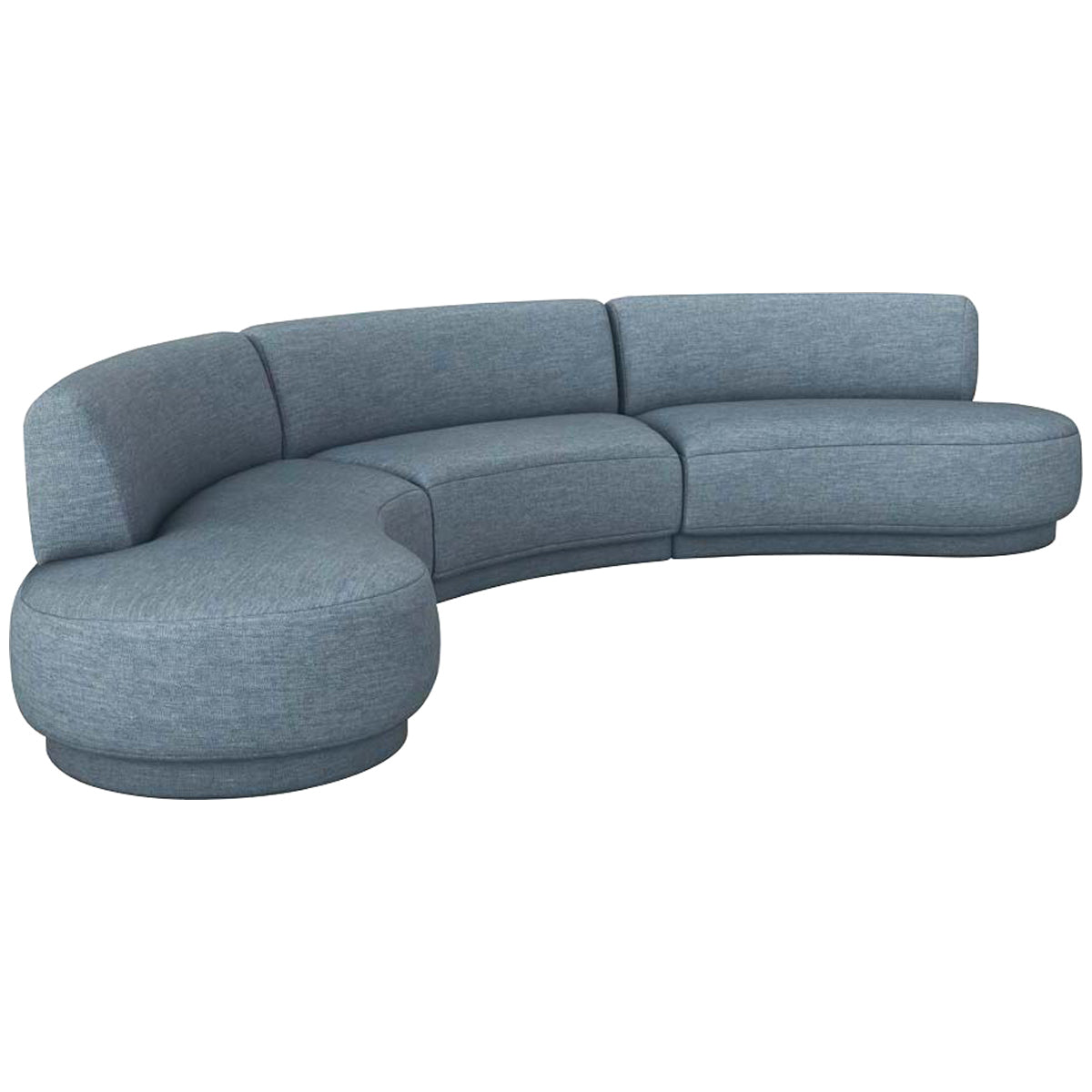  Interlude Home Nuage Sectional - Surf 