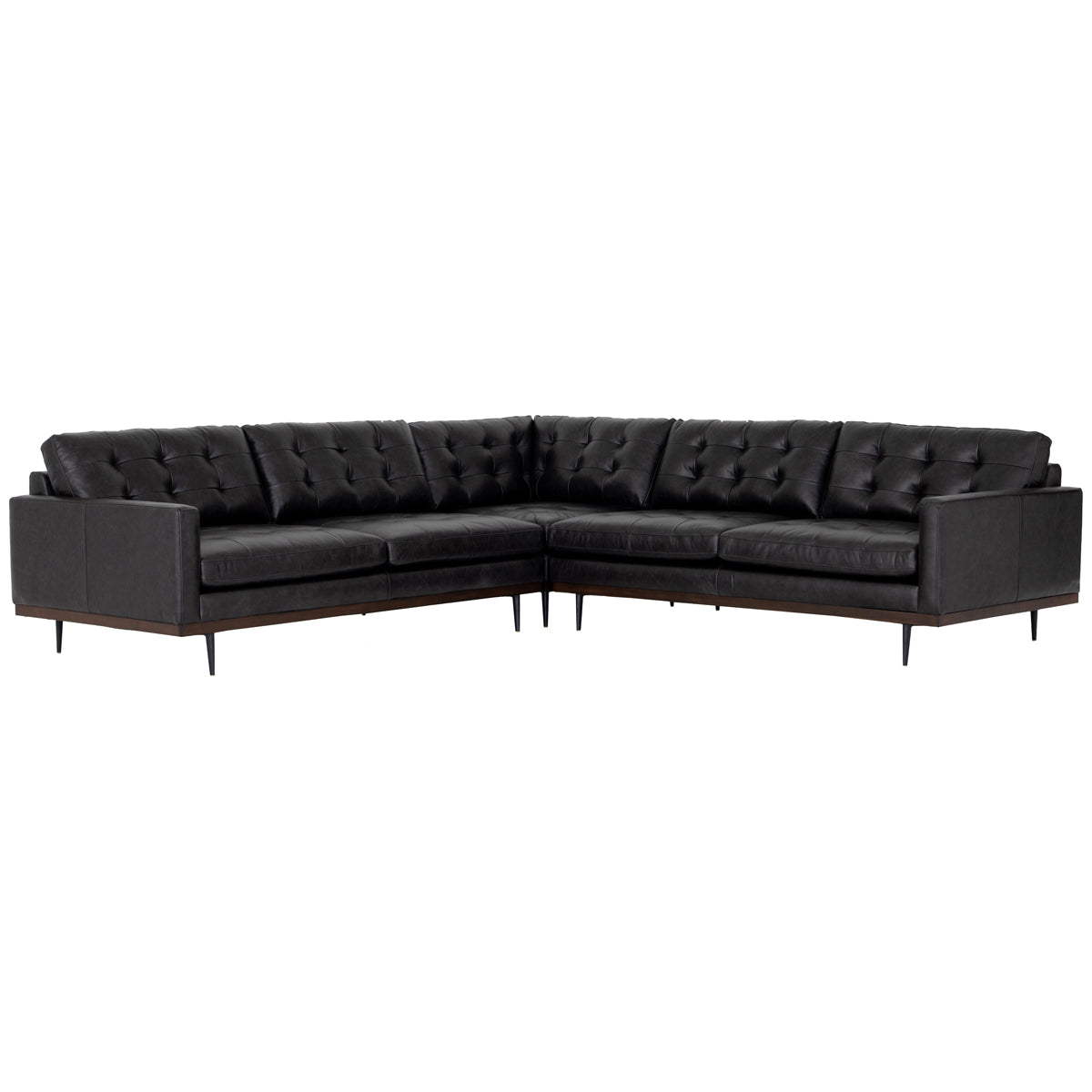 Four Hands Norwood Lexi 3-Piece Leather Sectional