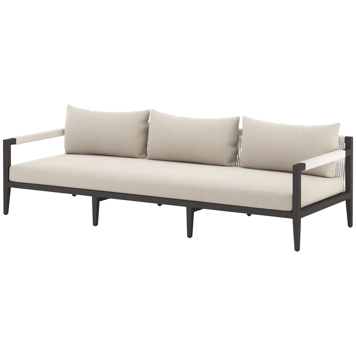 Four Hands Solano Sherwood 93-Inch Outdoor Sofa, Bronze