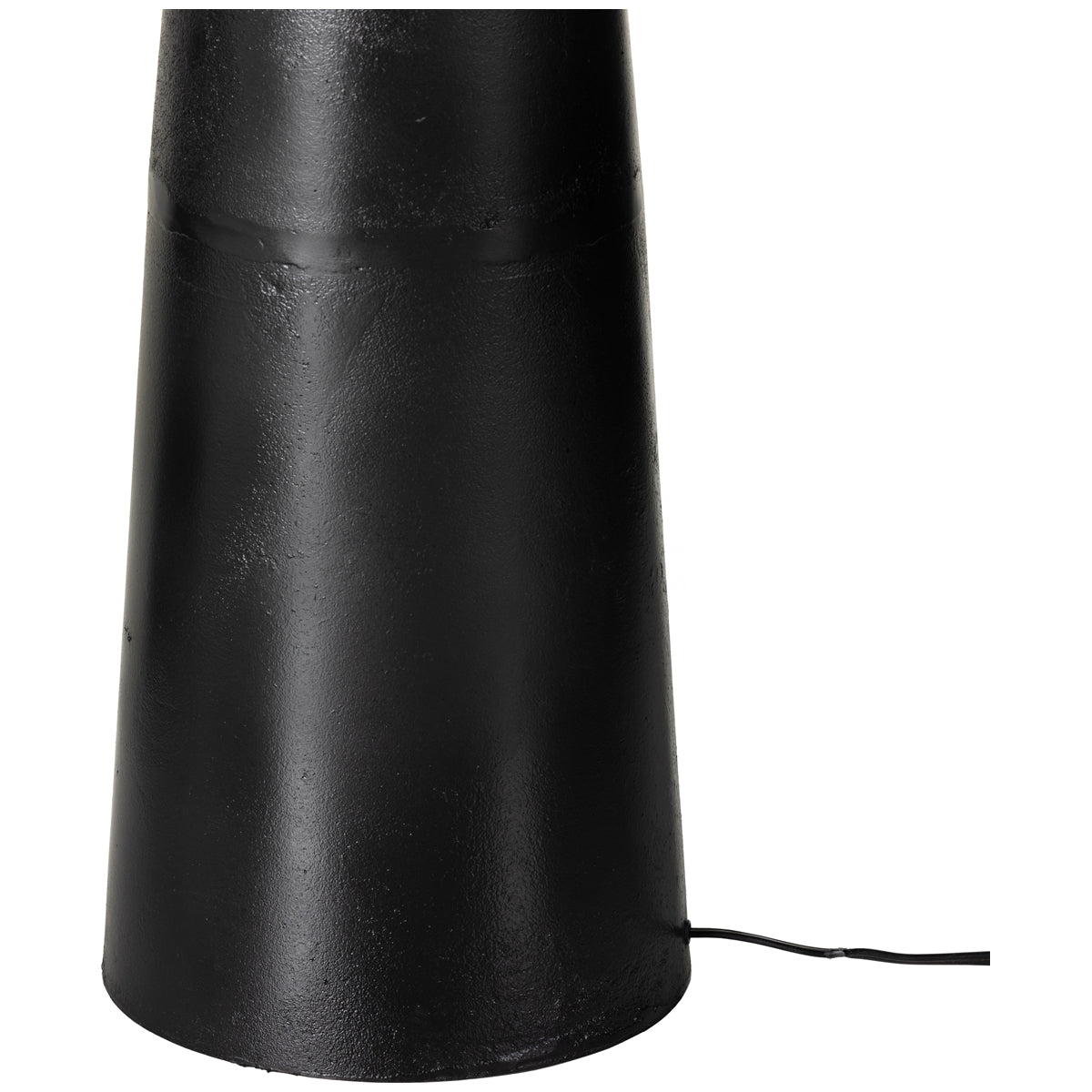 Four Hands Asher Innes Floor Lamp - Matte Black Cast