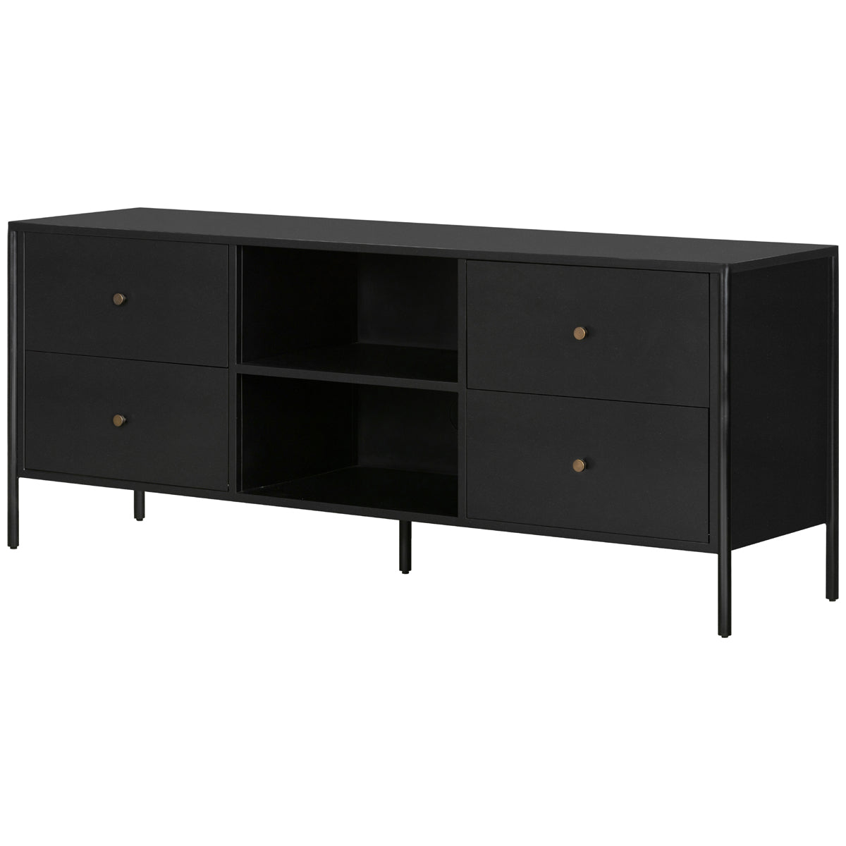  Four Hands Bolton Soto Media Console - Black 