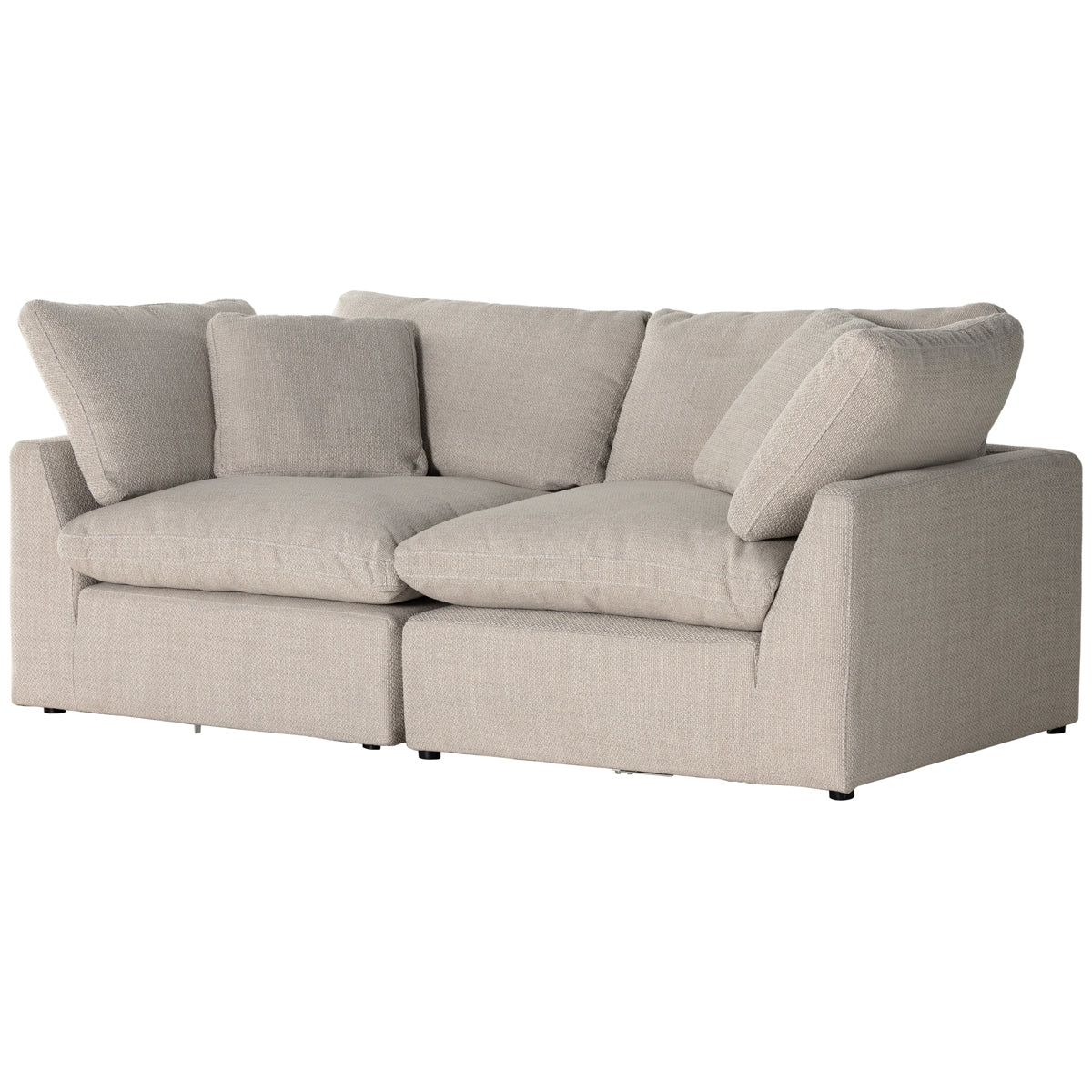  Four Hands Centrale Stevie 2-Piece Sectional - Gibson Wheat 