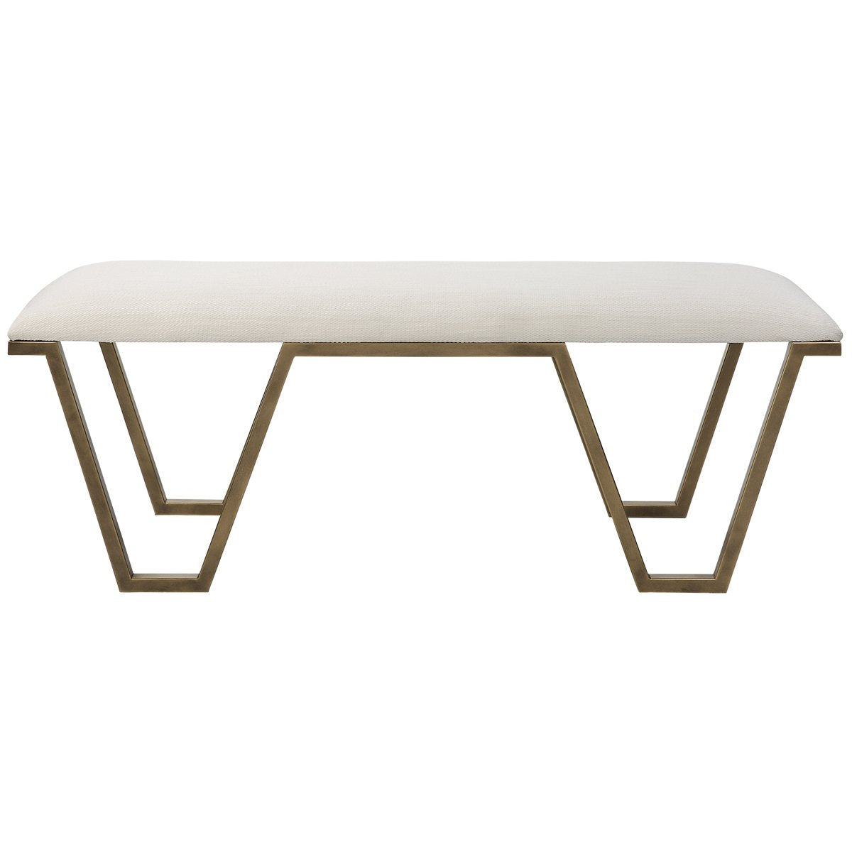  Uttermost Farrah Geometric Bench 