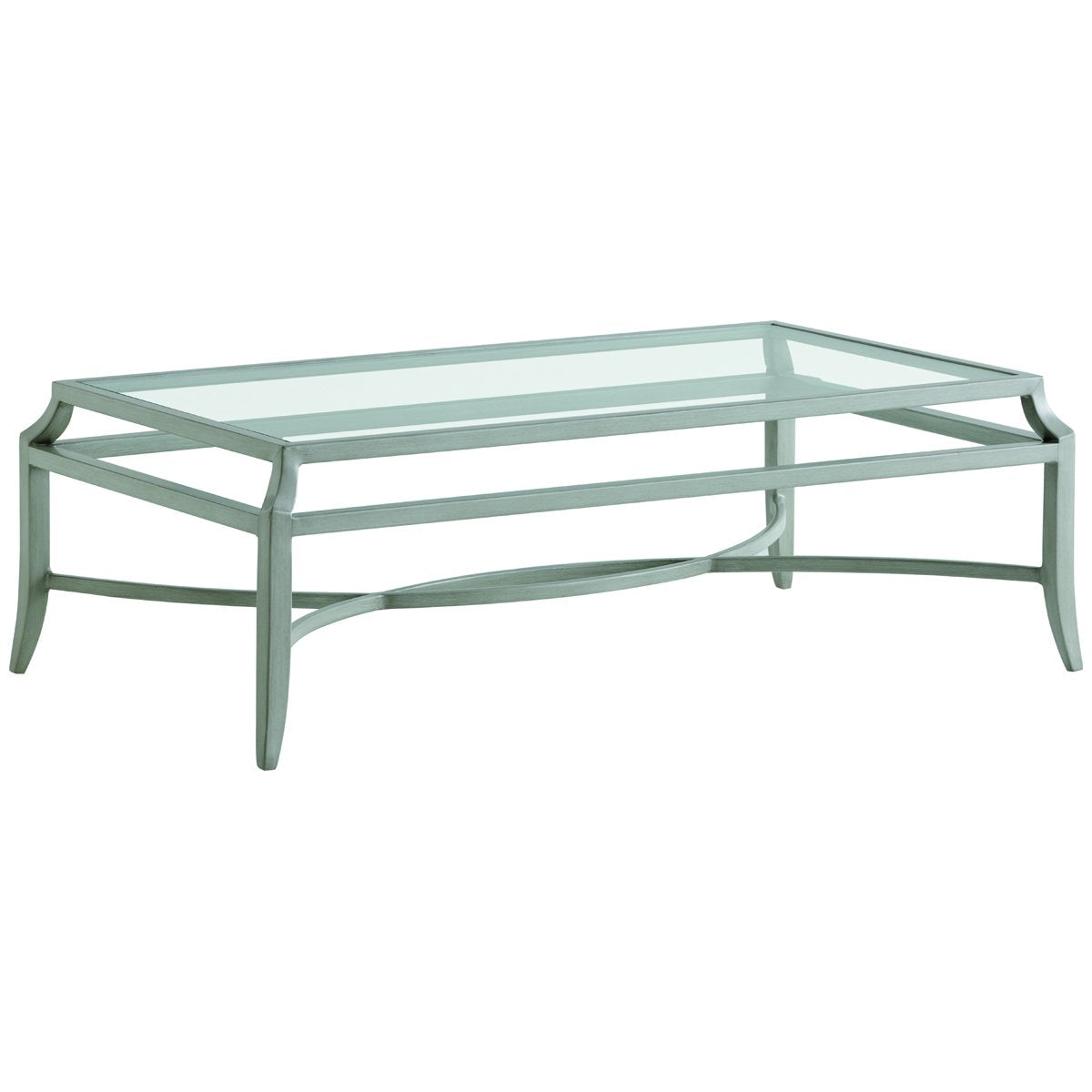  Tommy Bahama Silver Sands Rectangular Cocktail Table 