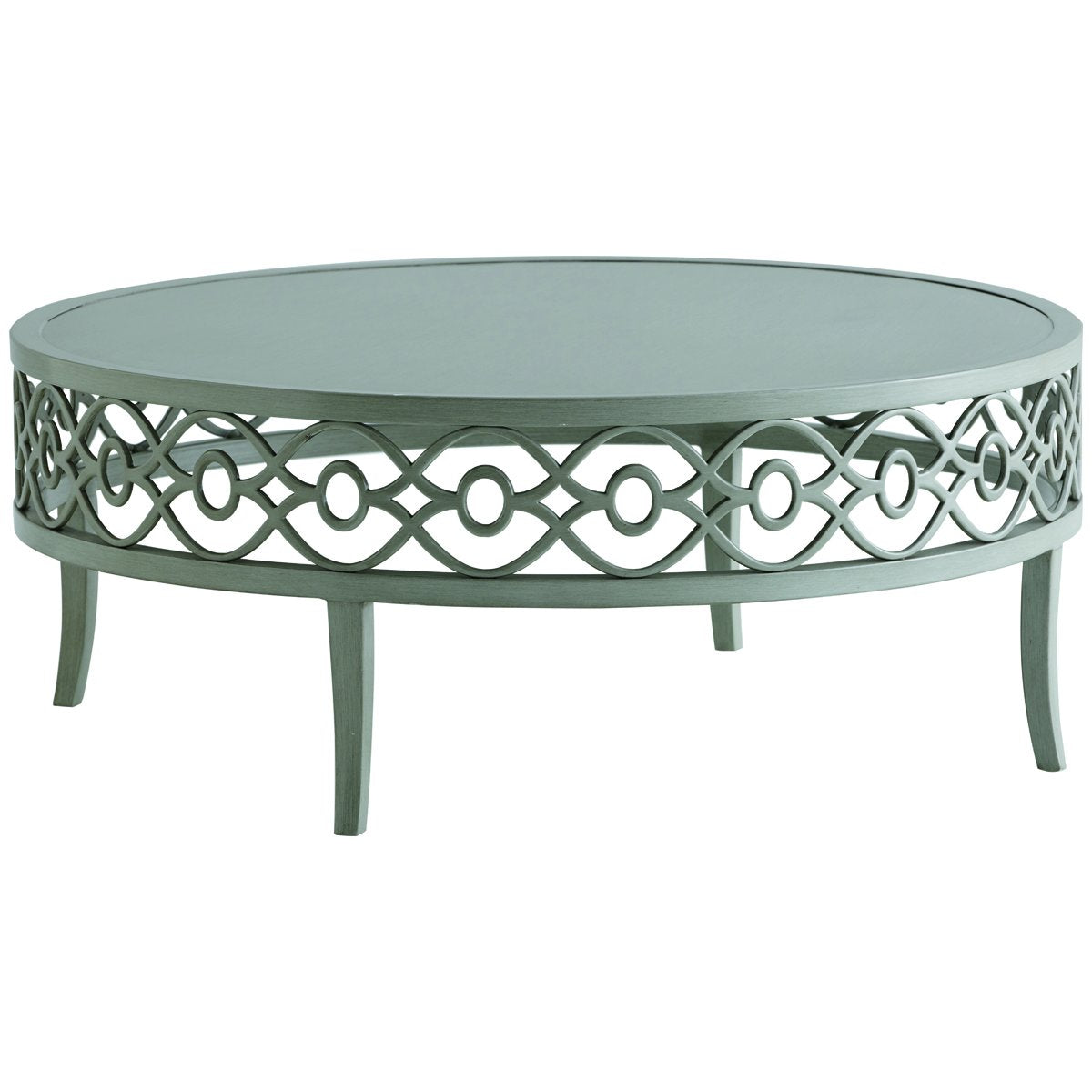  Tommy Bahama Silver Sands Round Cocktail Table 