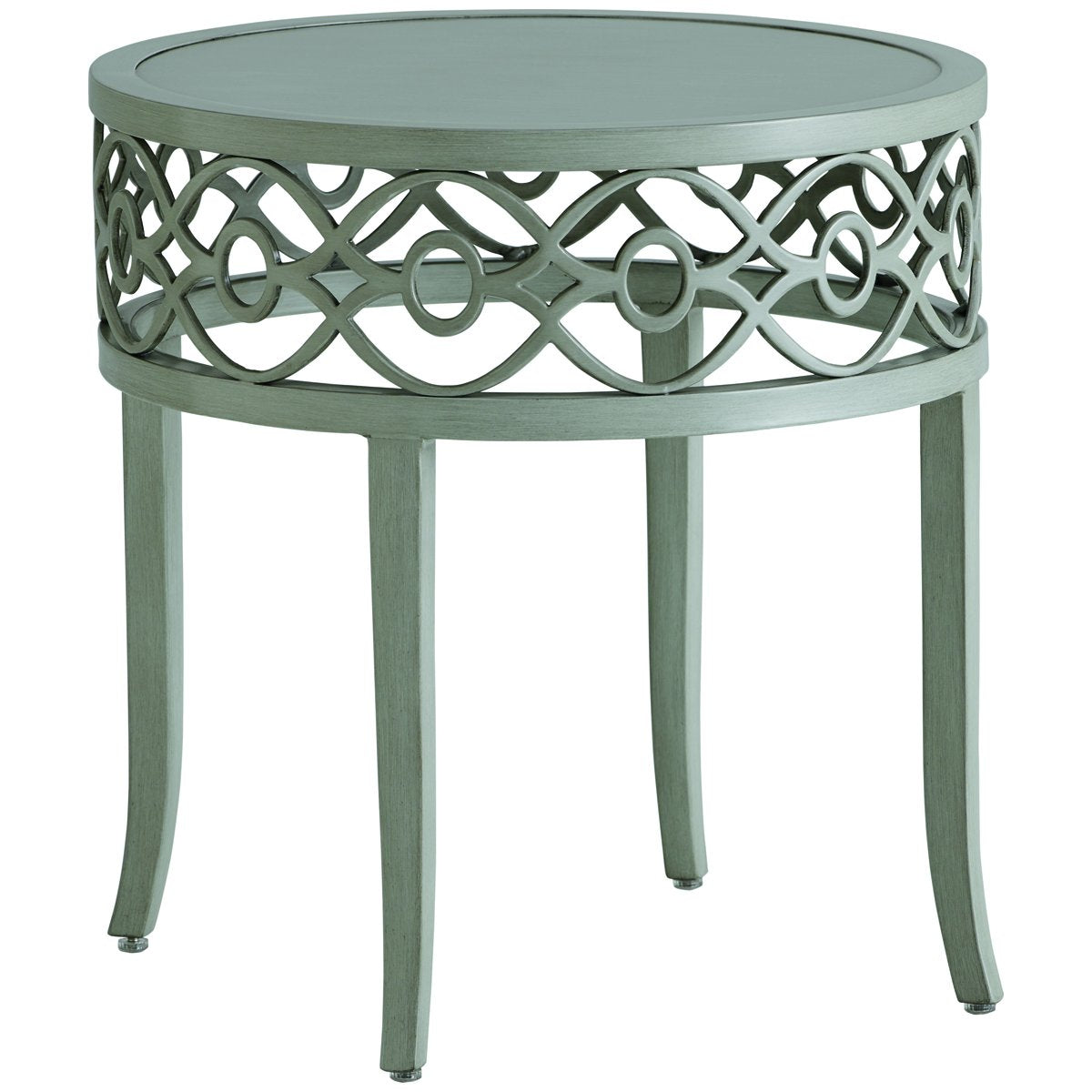  Tommy Bahama Silver Sands Round End Table 