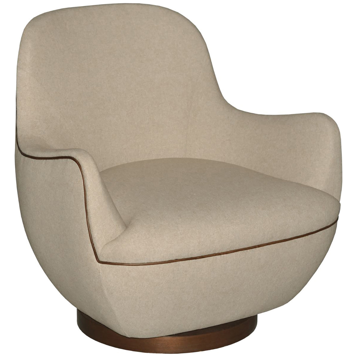  Currey and Company Brene Swivel Chair 