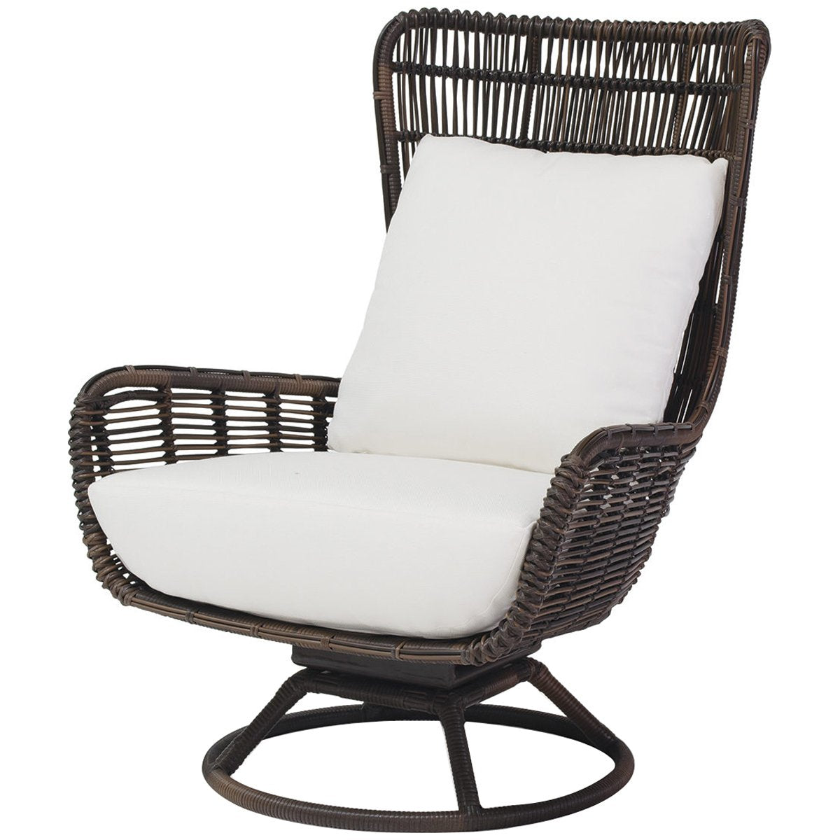  Palecek Sorrento Outdoor Swivel Lounge Chair 