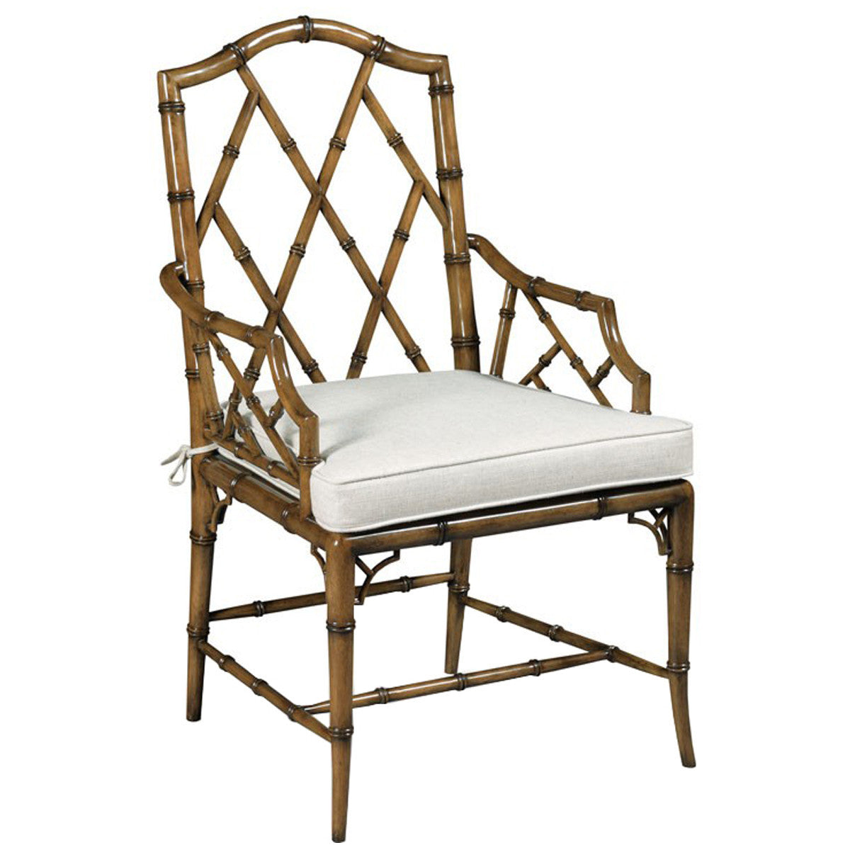  Woodbridge Furniture Aux Bamboo Arm Chair 