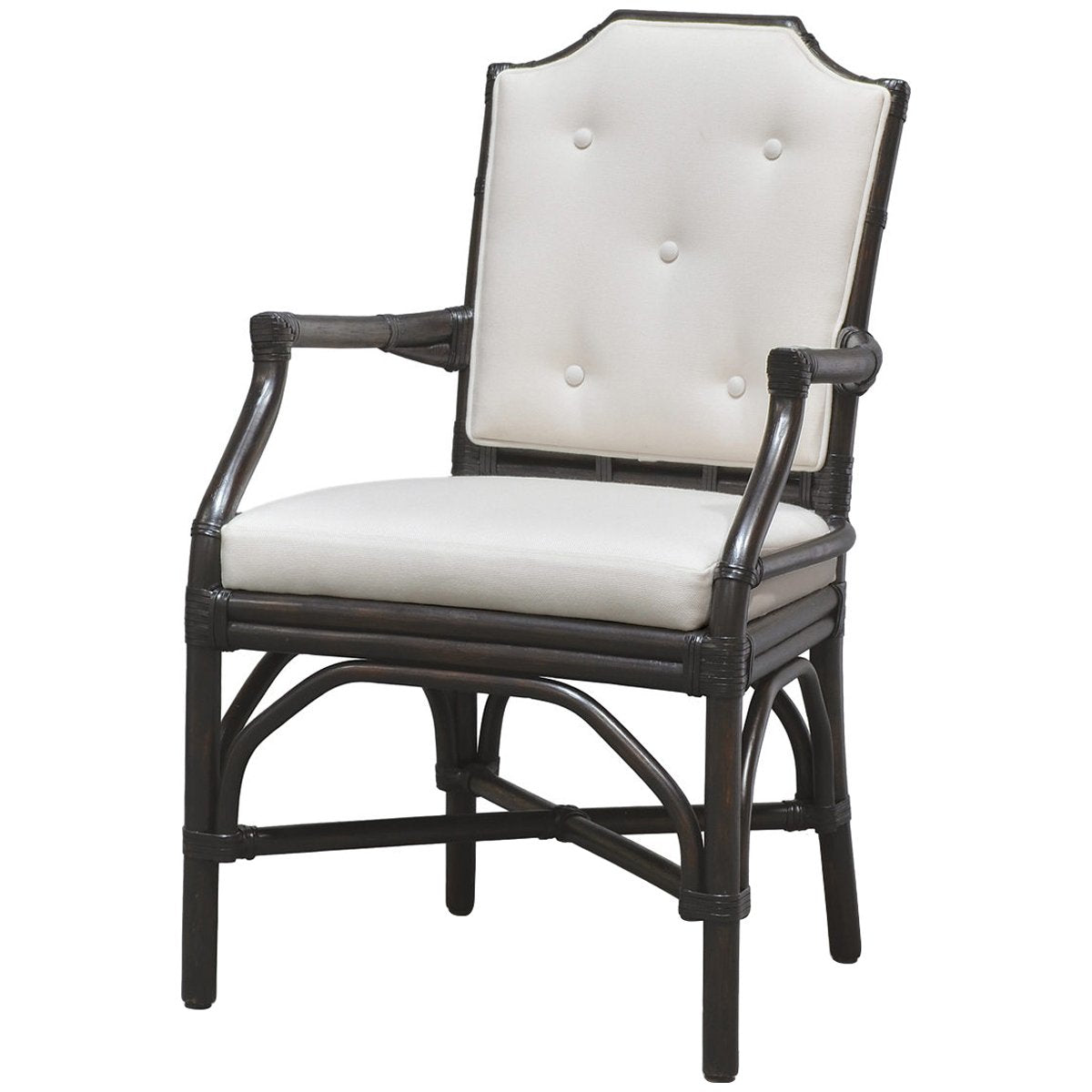  Palecek Pavilion Upholstered Arm Chair 