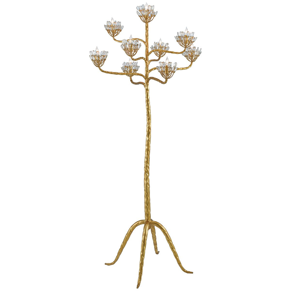  Currey and Company Agave Americana Floor Candelabra 