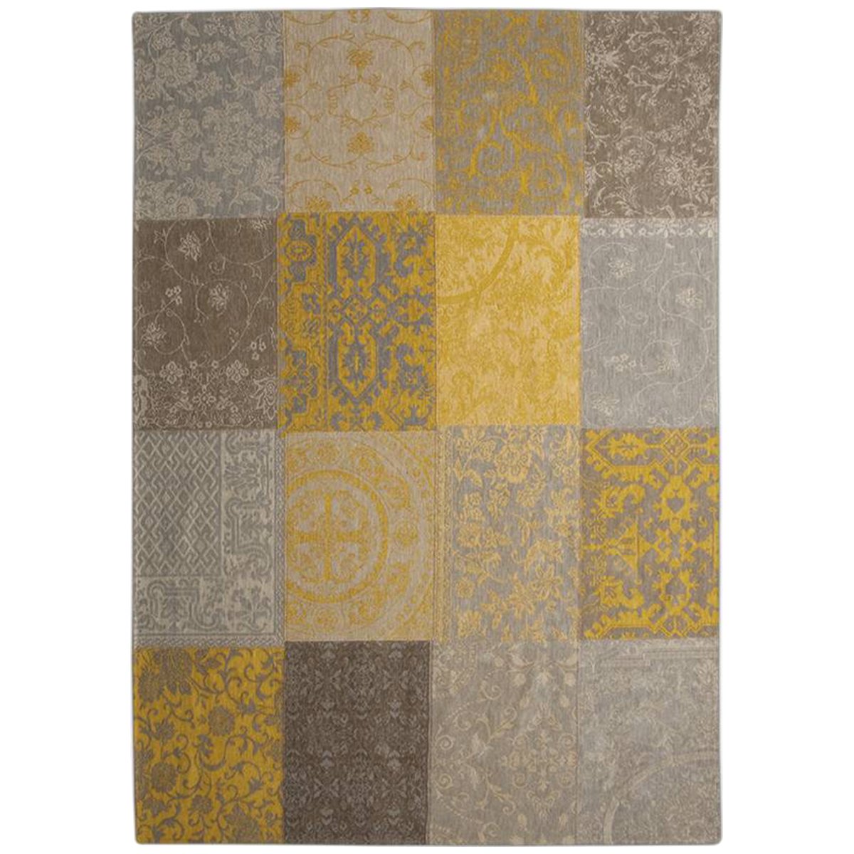  Louis de Poortere Vintage Multi 8084 Yellow Rug 