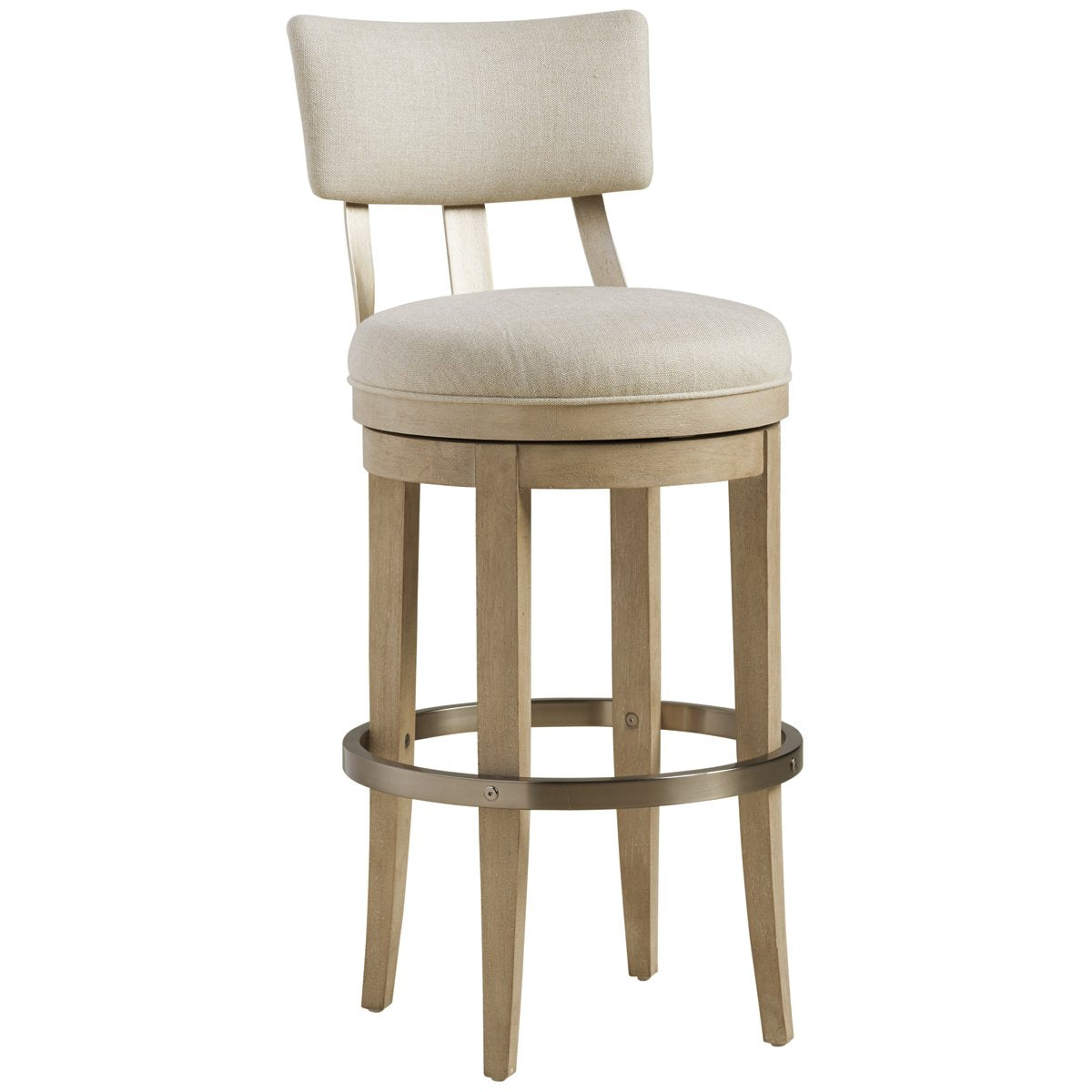  Lexington Malibu Cliffside Swivel Upholstered Bar Stool 