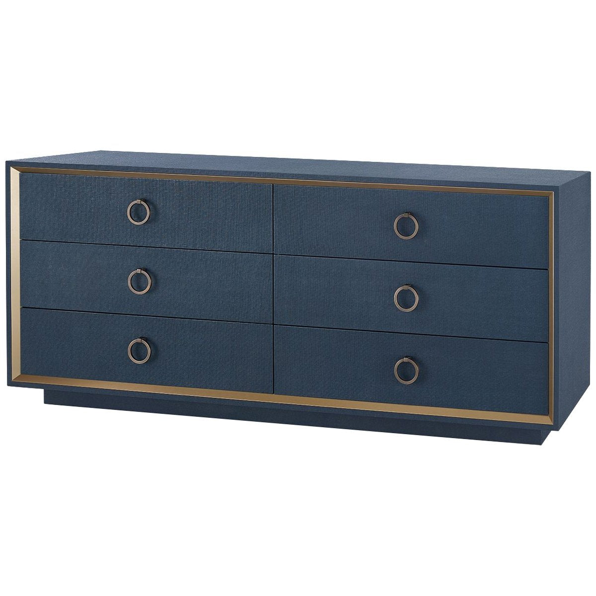  Villa & House Ansel Extra Large 6-Drawer Dresser with Owen Pull 