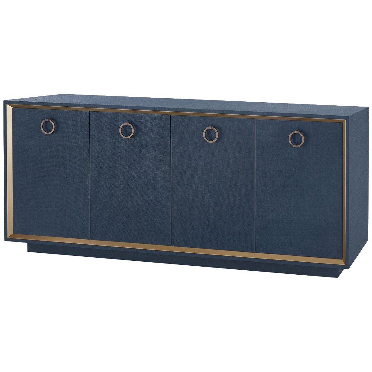  Villa & House Ansel 4-Door Cabinet with Owen Pull 