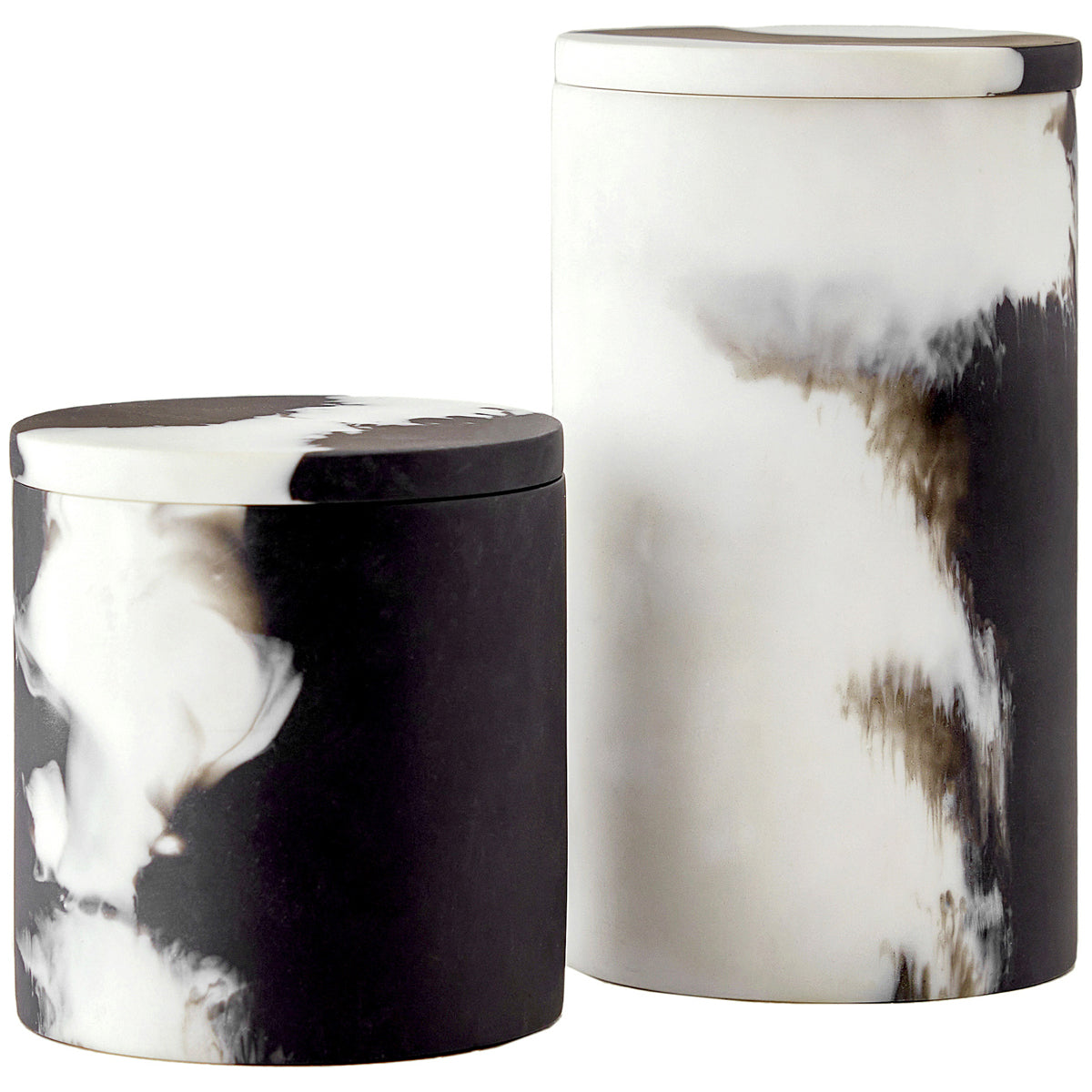  Arteriors Hollie Round Containers, 2-Piece Set 