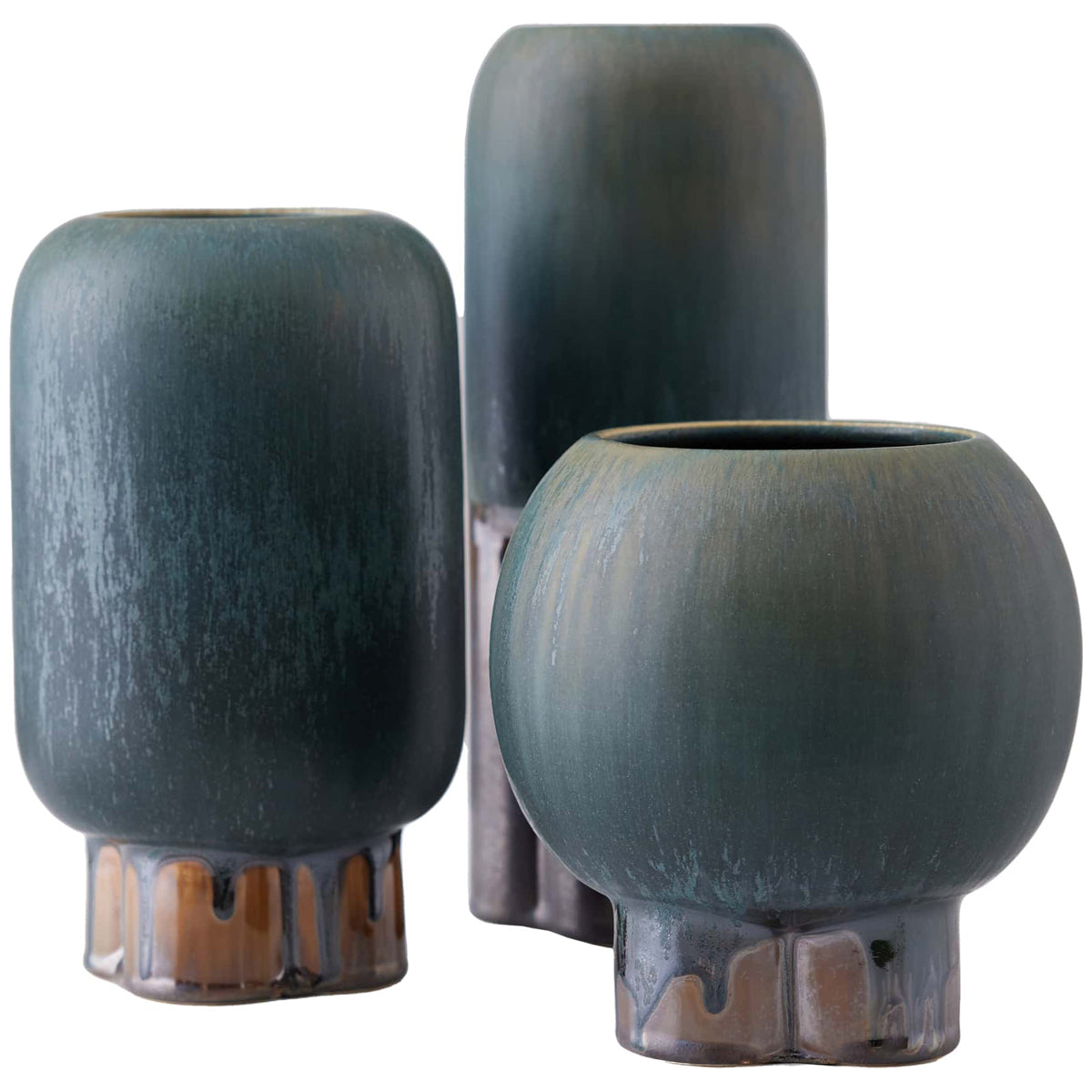  Arteriors Tutwell Vases, 3-Piece Set 