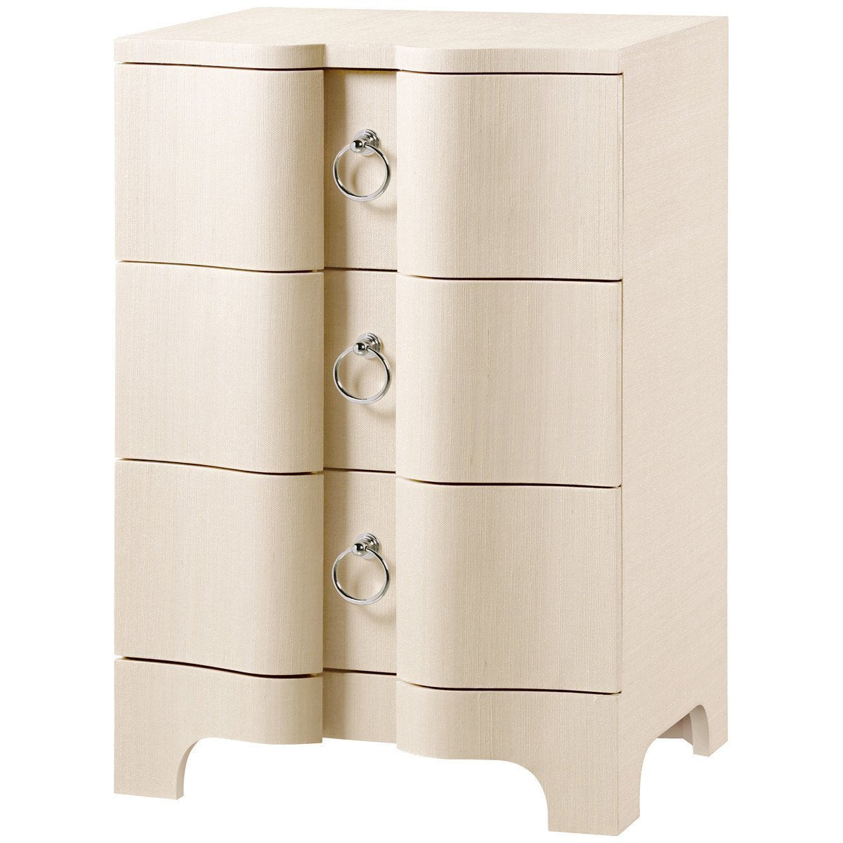  Villa & House Bardot 3-Drawer Side Table in Natural 