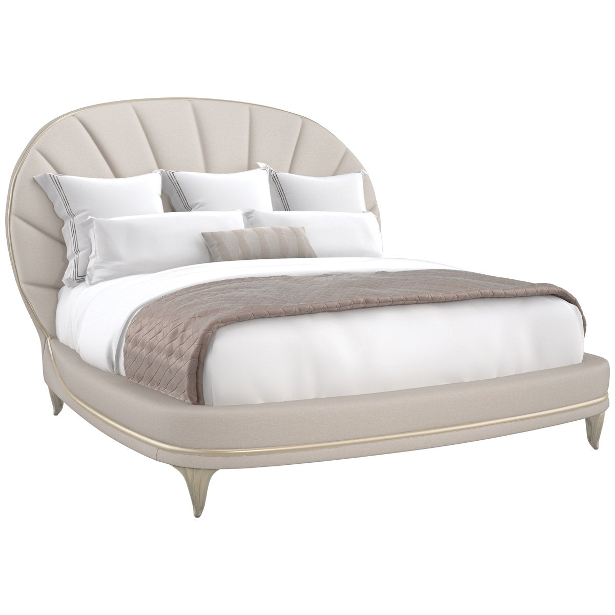  Caracole Lillian Upholstered Lillian Bed 