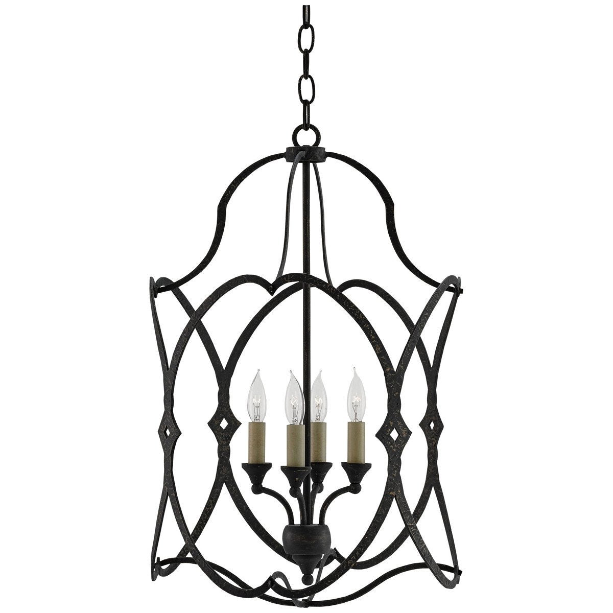  Currey and Company Charisma Lantern Chandelier 