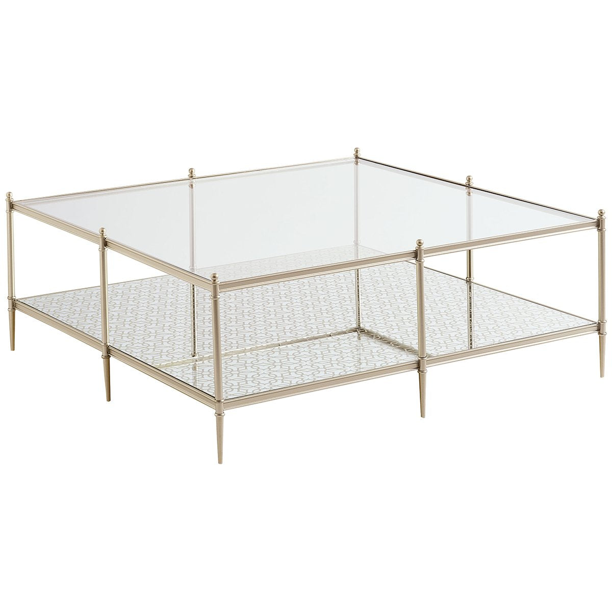  Caracole Classic Perfectly Square Cocktail Table 