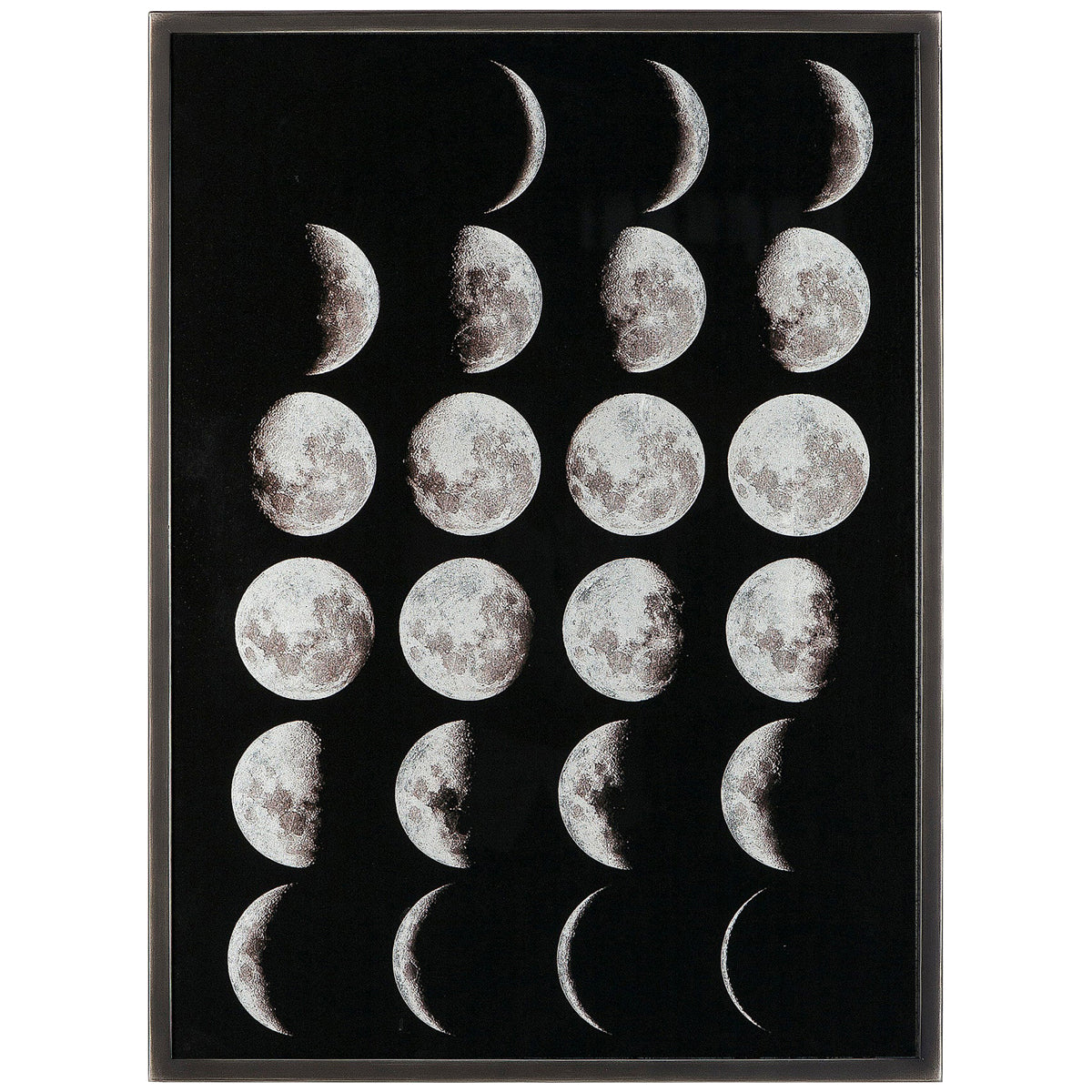  Coup & Co Silver Leaf Art - Phases of The Moon 