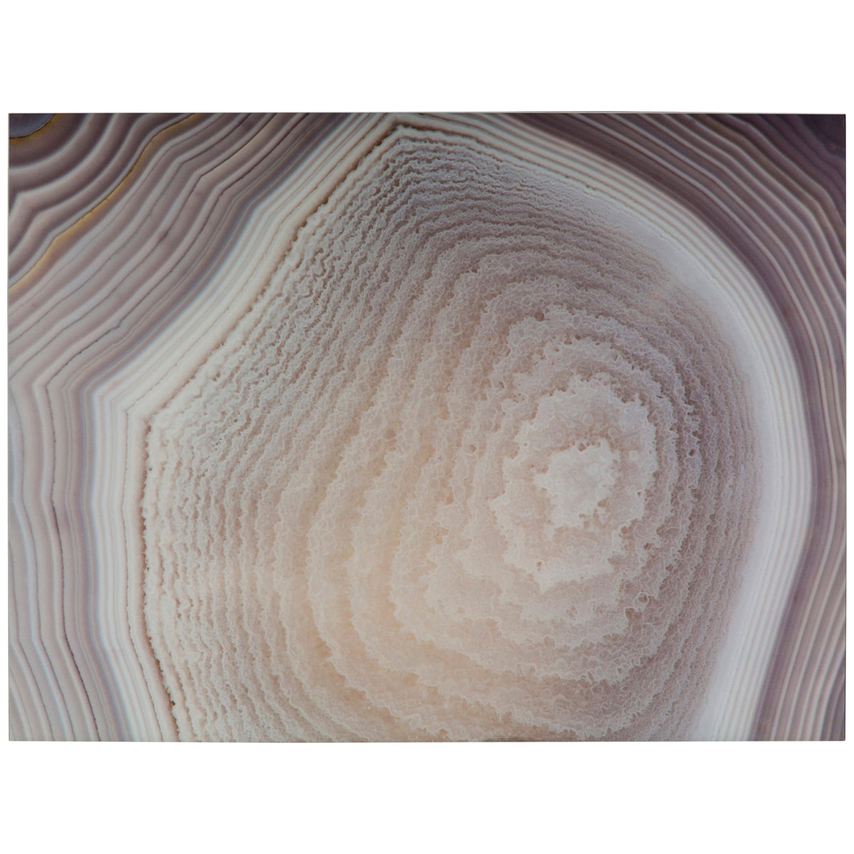  Coup & Co Neutral Agate Art Print on Glass - Style C 