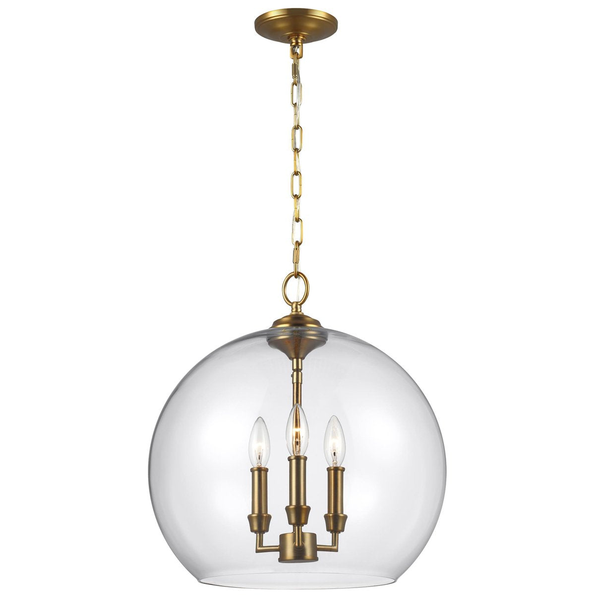  Feiss Lawler 3-Light Round Pendant 