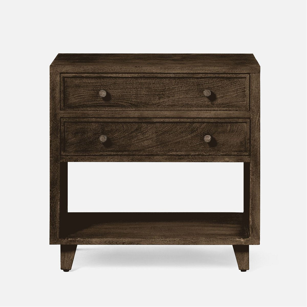  Made Goods Allesandro Boxy Mango Wood Double Nightstand 